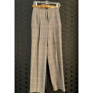 Vintage Women's JH Collectibles Plaid Pants Sz 10 Viscose Rayon Blend VGC